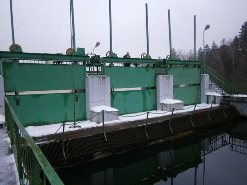 EW Strzegomino - 3 hydrozespoły o łącznej mocy 4110 kVA, generatory synchroniczne (obiekt modernizowany na rzece Słupia)